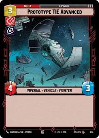 Prototype TIE Advanced (Foil) - Jump to Lightspeed - 634