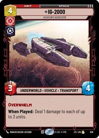 IG-2000 - Assassin's Aggressor (Foil) - Jump to Lightspeed - 638