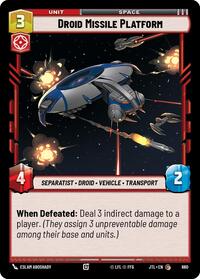 Droid Missile Platform (Foil) - Jump to Lightspeed - 660