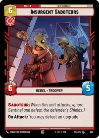 Insurgent Saboteurs (Foil) - Jump to Lightspeed - 666