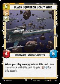 Black Squadron Scout Wing (Foil) - Jump to Lightspeed - 700