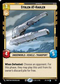 Stolen AT-Hauler (Foil) - Jump to Lightspeed - 719