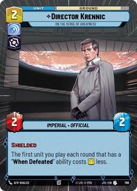 Director Krennic - On the Verge of Greatness (Hyperspace Foil) - Jump to Lightspeed - 766