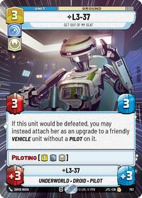 L3-37 - Get Out Of My Seat (Hyperspace Foil) - Jump to Lightspeed - 783