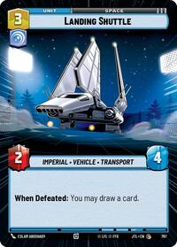 Landing Shuttle (Hyperspace Foil) - Jump to Lightspeed - 797