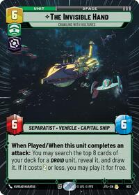 The Invisible Hand - Crawling With Vultures (Hyperspace Foil) - Jump to Lightspeed - 823