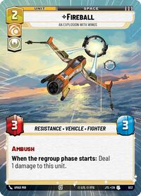 Fireball - An Explosion With Wings (Hyperspace Foil) - Jump to Lightspeed - 932