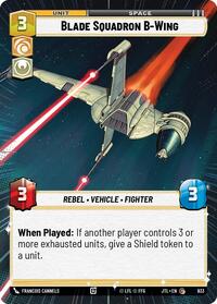 Blade Squadron B-Wing (Hyperspace Foil) - Jump to Lightspeed - 933