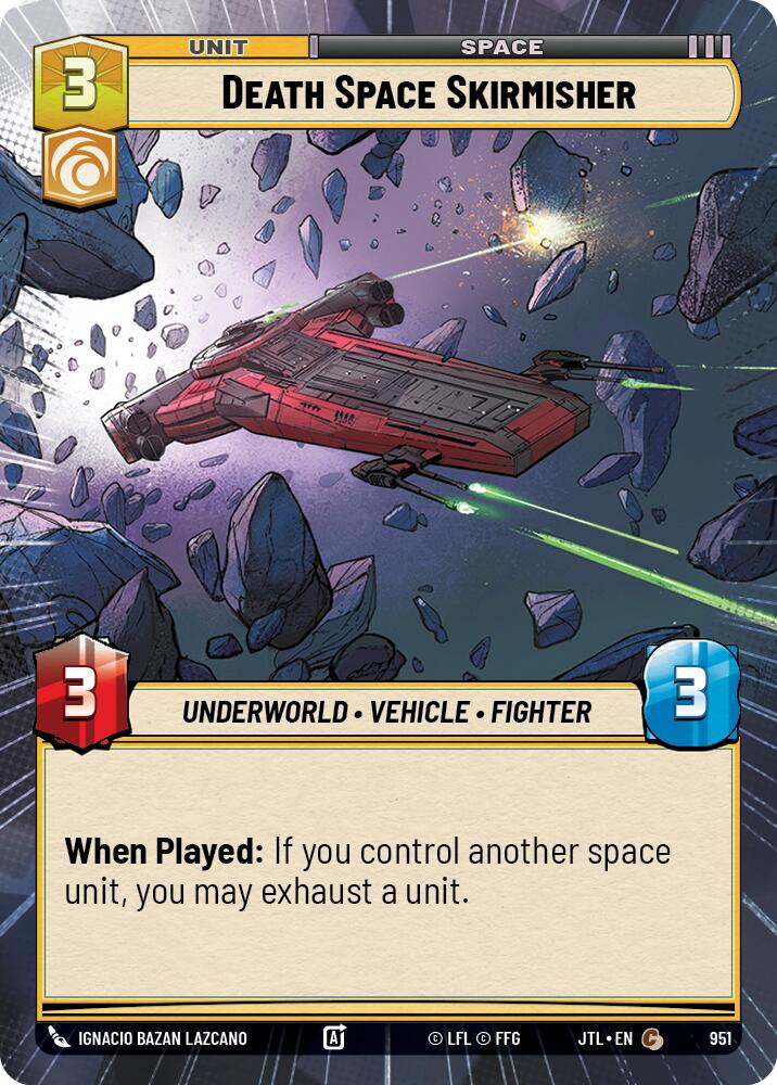 Death Space Skirmisher (951) (Hyperspace Foil) (951) [Jump to Lightspeed]