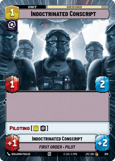 Indoctrinated Conscript (970) (Hyperspace Foil) (970) [Jump to Lightspeed]