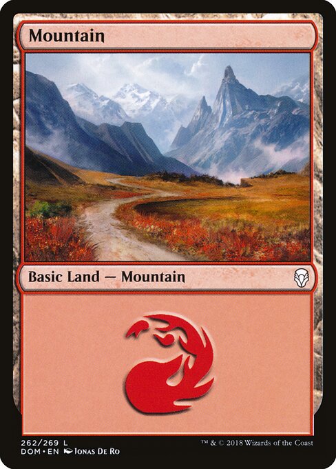 Mountain - Dominaria - 262