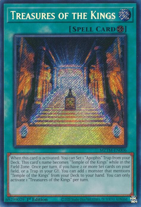 Treasures of the Kings [MZTM-EN006] Secret Rare