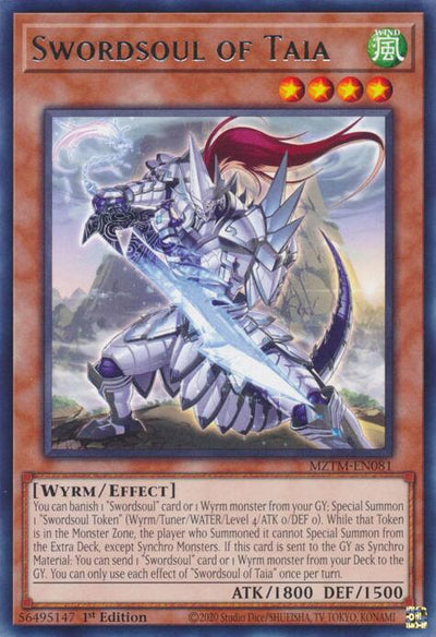 Swordsoul of Taia [MZTM-EN081] Rare
