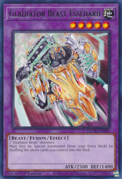 Gladiator Beast Essedarii [MZTM-EN085] Rare