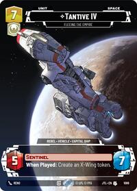 Tantive IV - Fleeing the Empire (Prestige Foil) - Jump to Lightspeed - 1086