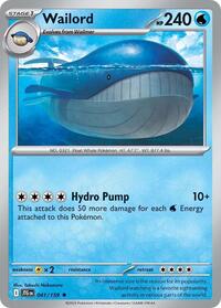Wailord - 041/159 - SV09: Journey Together - 041/159