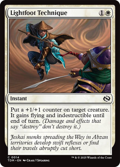 Lightfoot Technique [Tarkir: Dragonstorm]
