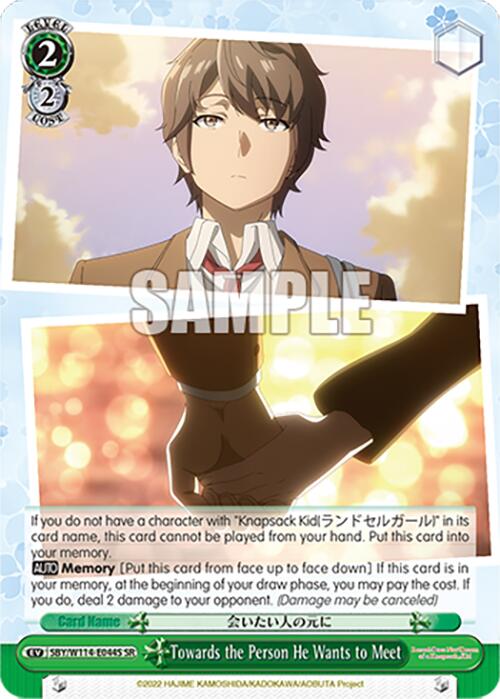 Towards the Person He Wants to Meet (SBY/W114-E044S SR) [Rascal Does Not Dream Series]