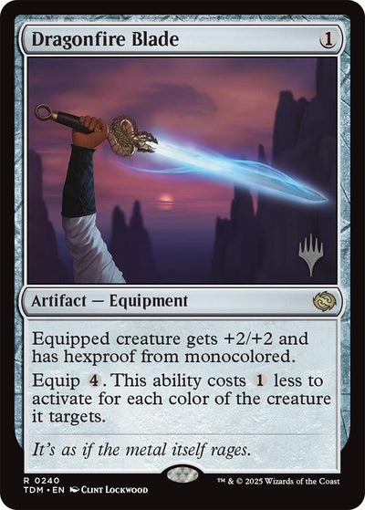 Dragonfire Blade (Promo Pack) [Tarkir: Dragonstorm Promos]