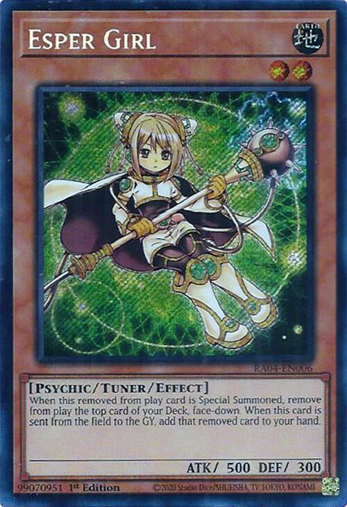 Esper Girl [RA04-EN006] Secret Rare