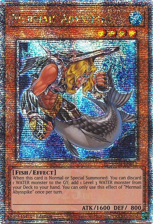Mermail Abysspike [RA04-EN012] Quarter Century Secret Rare