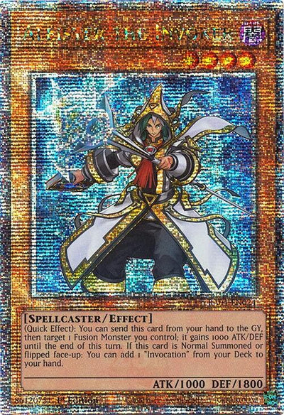 Aleister the Invoker (Alternate Art) [RA04-EN024] Quarter Century Secret Rare