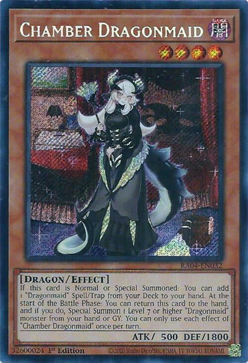 Chamber Dragonmaid [RA04-EN032] Secret Rare