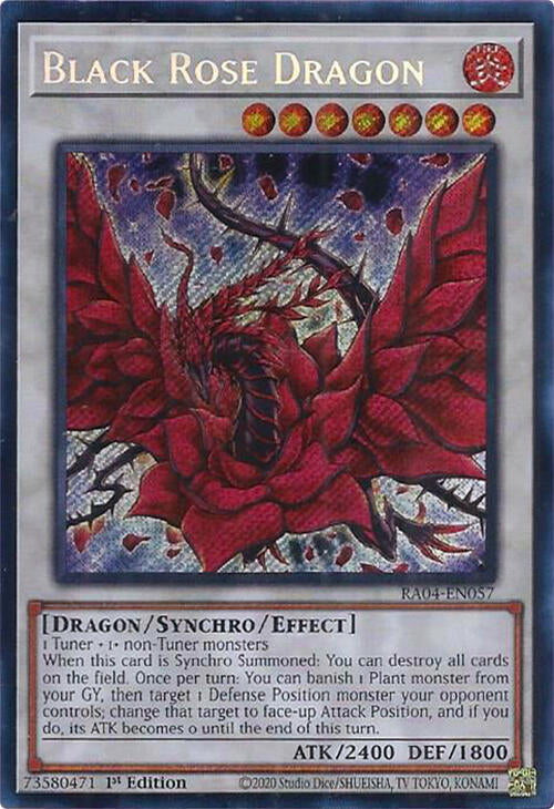 Black Rose Dragon [RA04-EN057] Secret Rare