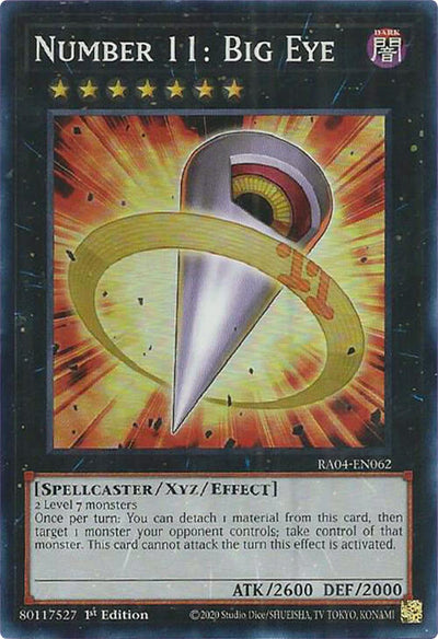Number 11: Big Eye [RA04-EN062] Super Rare
