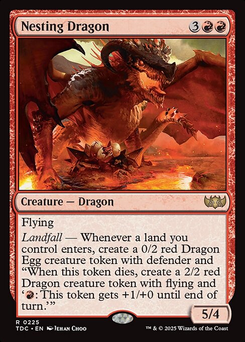 Nesting Dragon - Tarkir: Dragonstorm Commander - 225