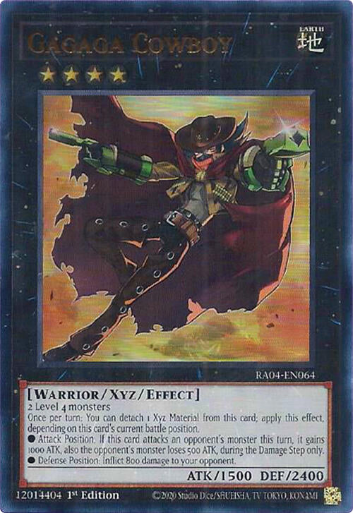 Gagaga Cowboy [RA04-EN064] Ultra Rare