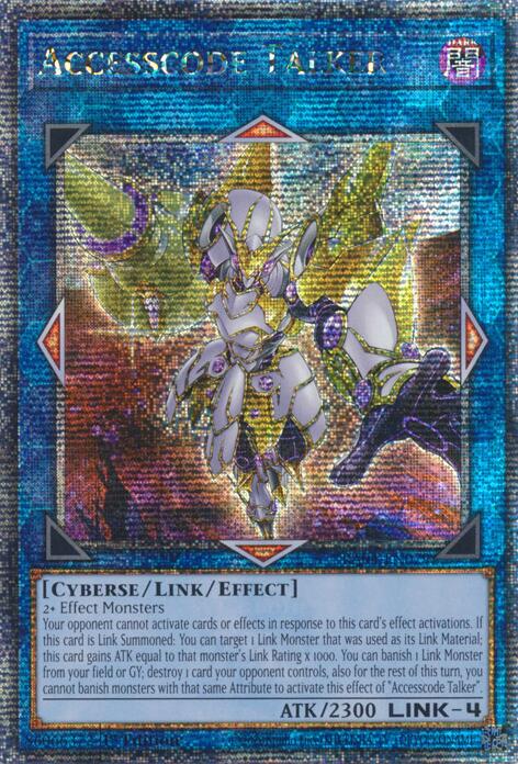 Accesscode Talker (New Art) [RA04-EN079] Quarter Century Secret Rare