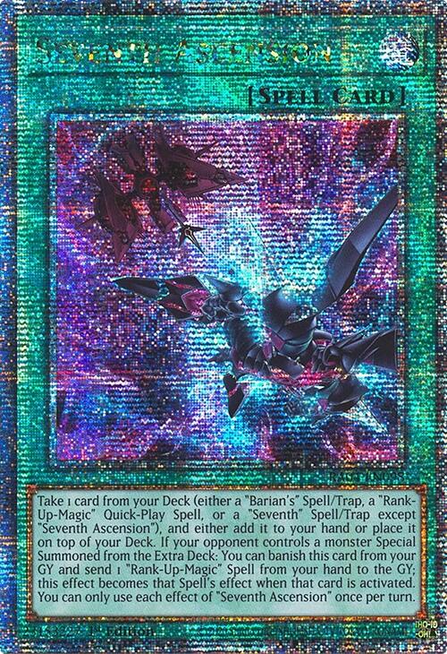 Seventh Ascension [RA04-EN098] Quarter Century Secret Rare
