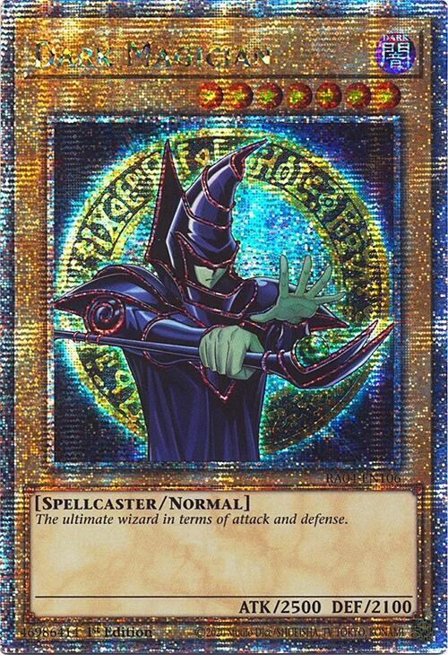 Dark Magician (9th Art) [RA04-EN106] Quarter Century Secret Rare