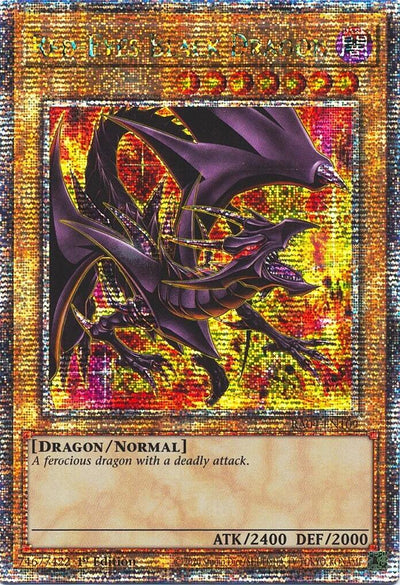 Red-Eyes Black Dragon (8th Art) [RA04-EN109] Quarter Century Secret Rare