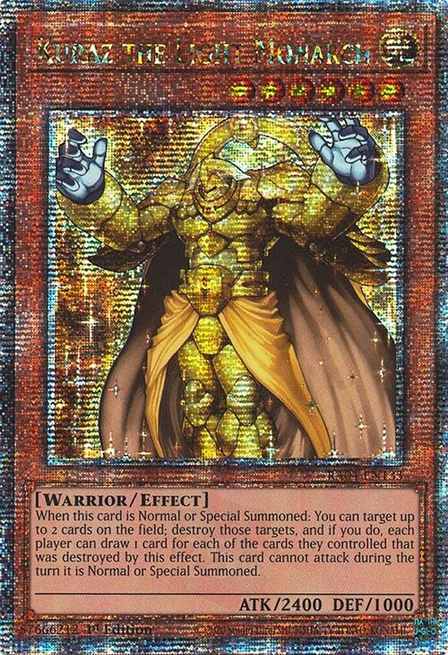 Kuraz the Light Monarch [RA04-EN133] Quarter Century Secret Rare