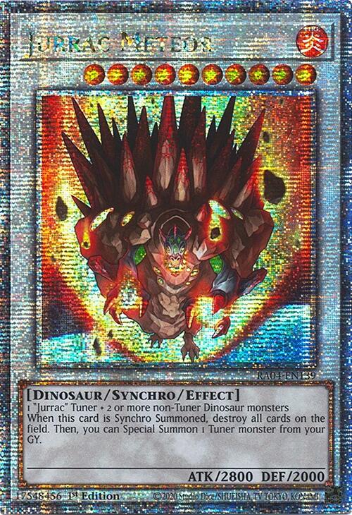 Jurrac Meteor [RA04-EN139] Quarter Century Secret Rare