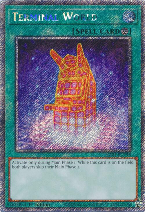 Terminal World [RA04-EN148] Platinum Secret Rare