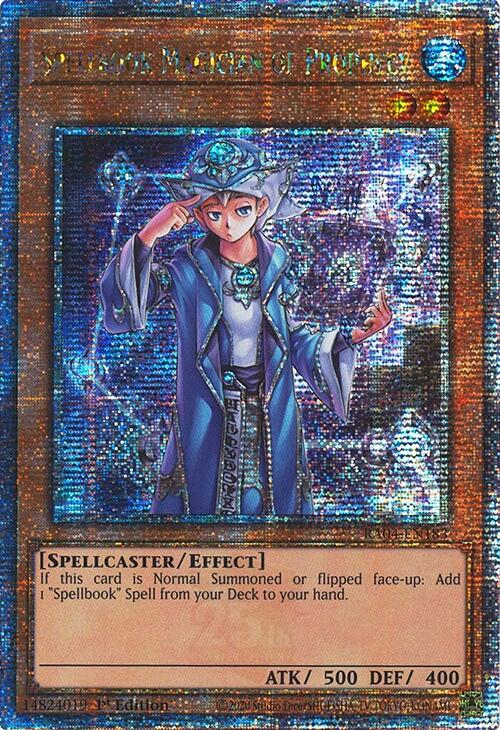 Spellbook Magician of Prophecy [RA04-EN183] Quarter Century Secret Rare