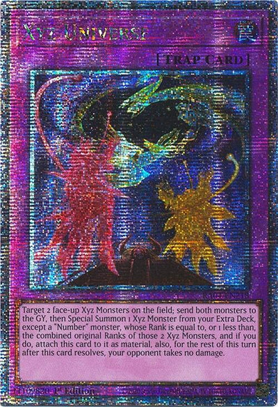 Xyz Universe [RA04-EN218] Quarter Century Secret Rare