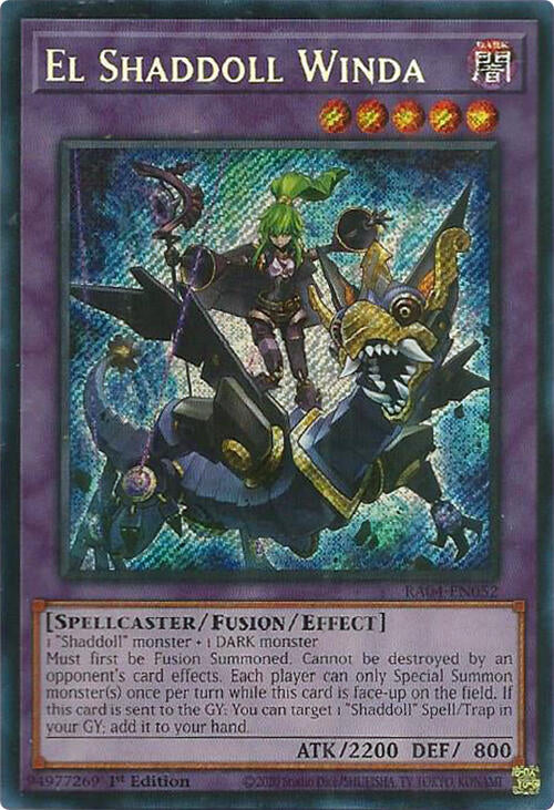 El Shaddoll Winda [RA04-EN052] Secret Rare