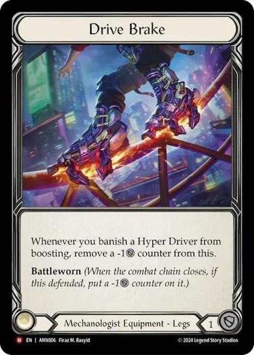 Drive Brake [AMX006] (Armory Deck: Maxx Nitro)  Rainbow Foil