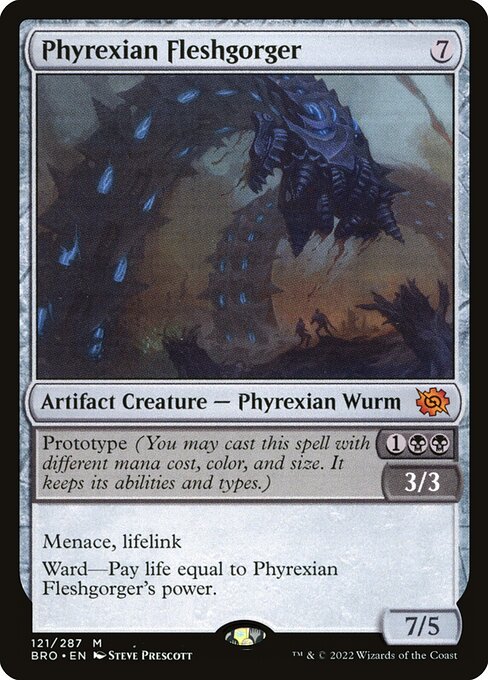 Phyrexian Fleshgorger - The Brothers' War - 121