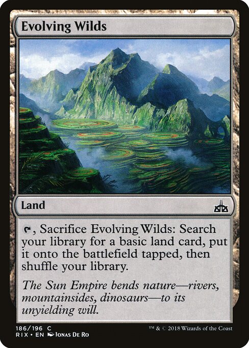 Evolving Wilds - Rivals of Ixalan - 186