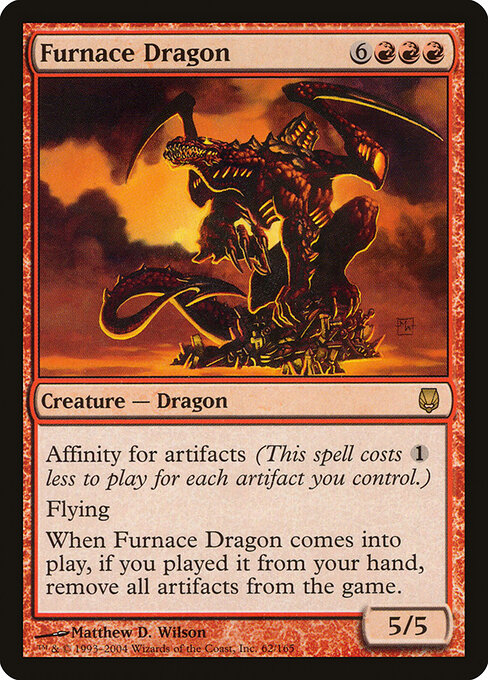 Furnace Dragon - Darksteel - 62