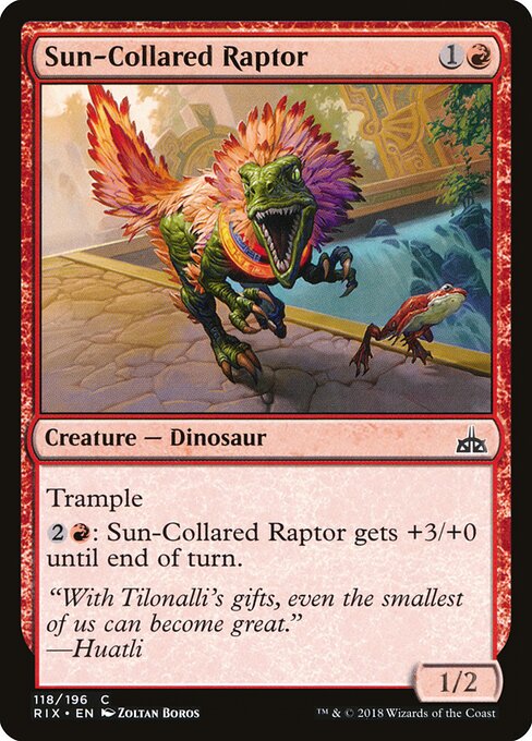 Sun-Collared Raptor - Rivals of Ixalan - 118