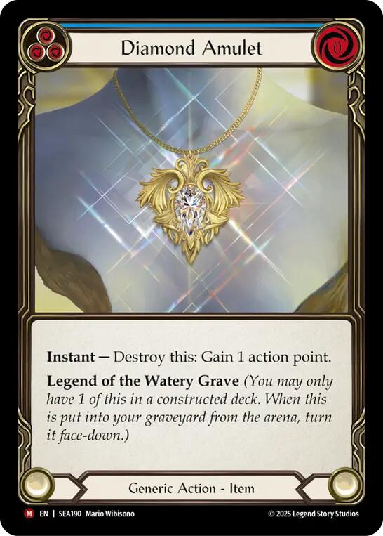 Diamond Amulet (Rainbow Foil) [SEA190] (High Seas)