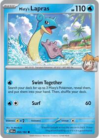 Misty's Lapras - SV10: Destined Rivals - 050/182