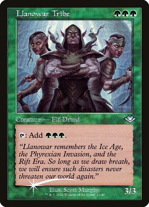 Llanowar Tribe - Modern Horizons 1 Timeshifts - 22