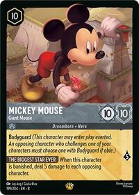 Mickey Mouse - Giant Mouse - Reign of Jafar - 199/204